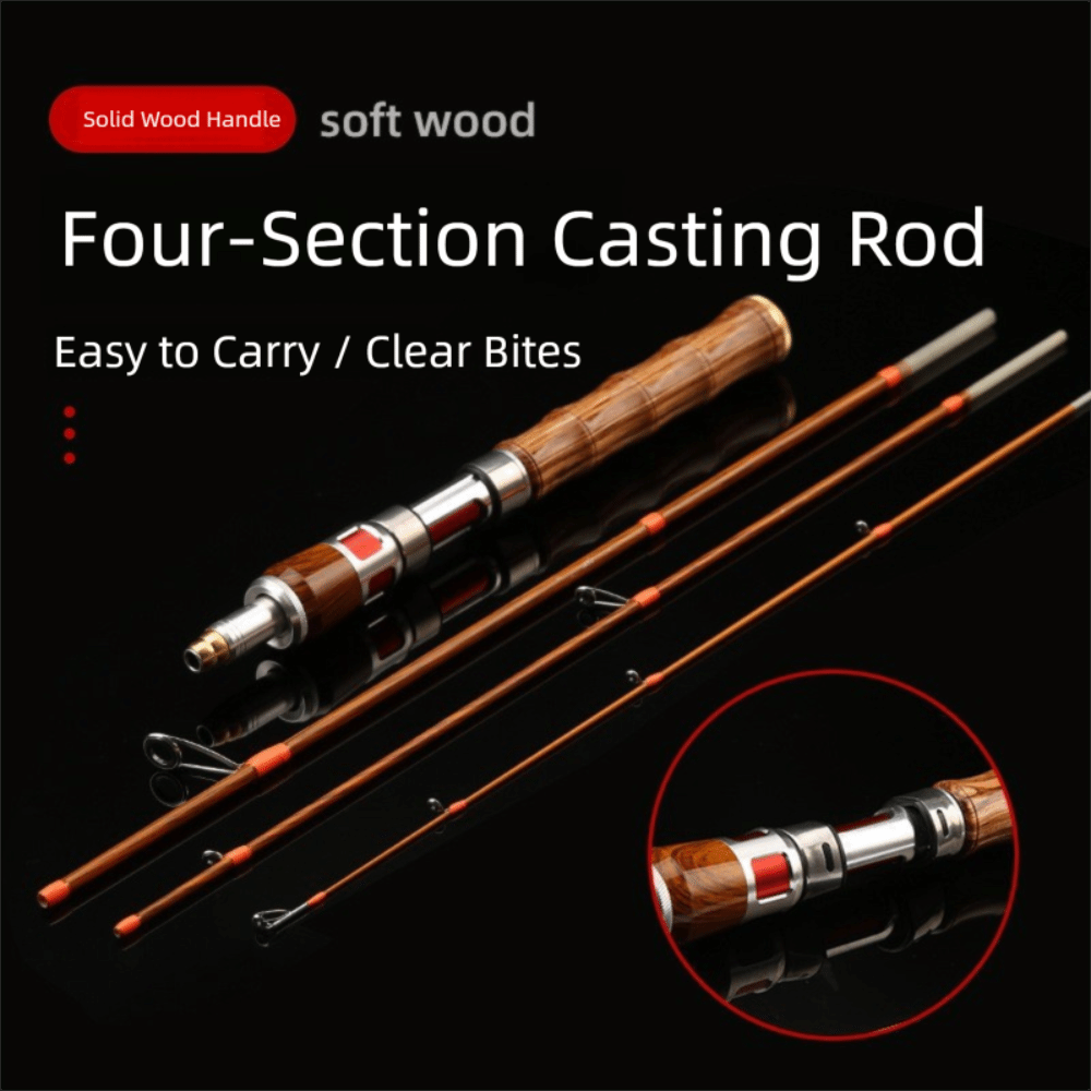 4단 스피닝 낚싯대 스피닝 UL 파워 캐스팅 낚싯대 휴 - Fishing Rod Carbon Fiber 리뷰 및 가격